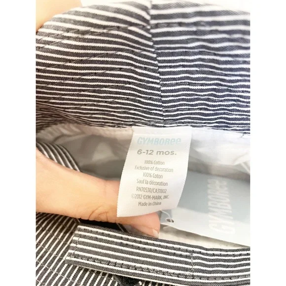 NWT Nautical Sailor Themed Bucket Hat Infant Boys Size 6-12 months - Picture 7 of 8